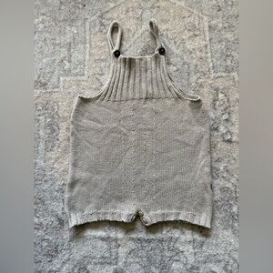 Oeuf cotton knit overalls 6m